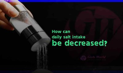 How can daily salt intake be decreased